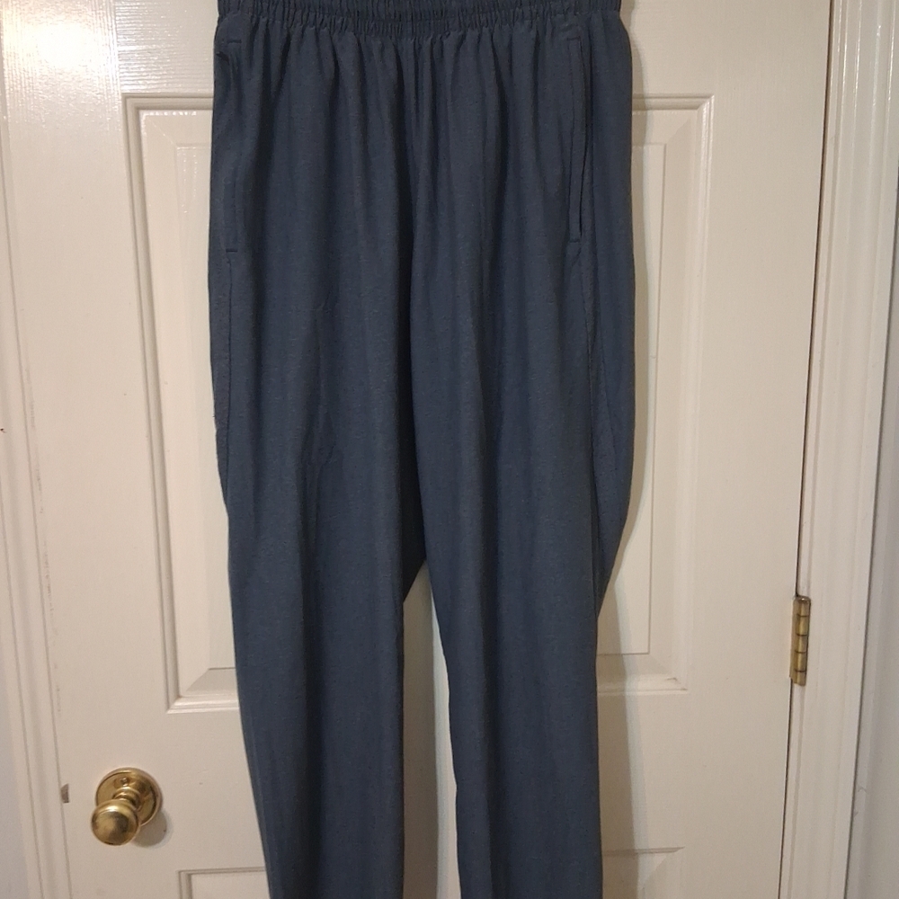 NIKE Unisex SZ XL Med/Dark Blue Athletic Pants Zip Pockets